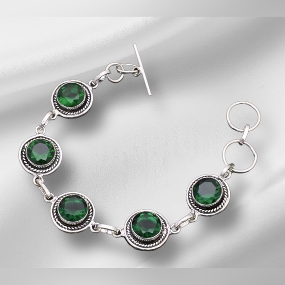 GREEN QUARTZ BRACELET - Picture 5 of 8
